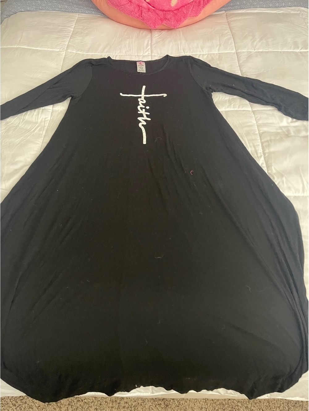 Knee Chic by JH Black Long Sleeve Maxi Dress